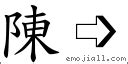 陳的部首|漢字:陳 (注音: (一)ㄔㄣˊ,部首:阜) 